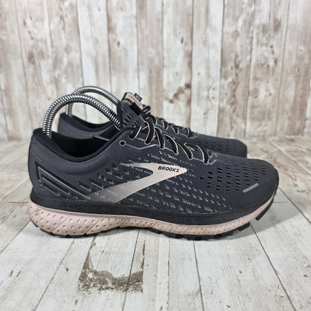 Brooks Ghost 13 Womens Running Shoes Black‎ Pearl Hushed Violet Size 6.5